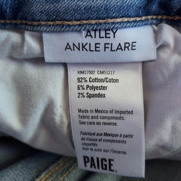 PAIGE Women's Atley Ankle Flare Jeans - Picture 4 of 7